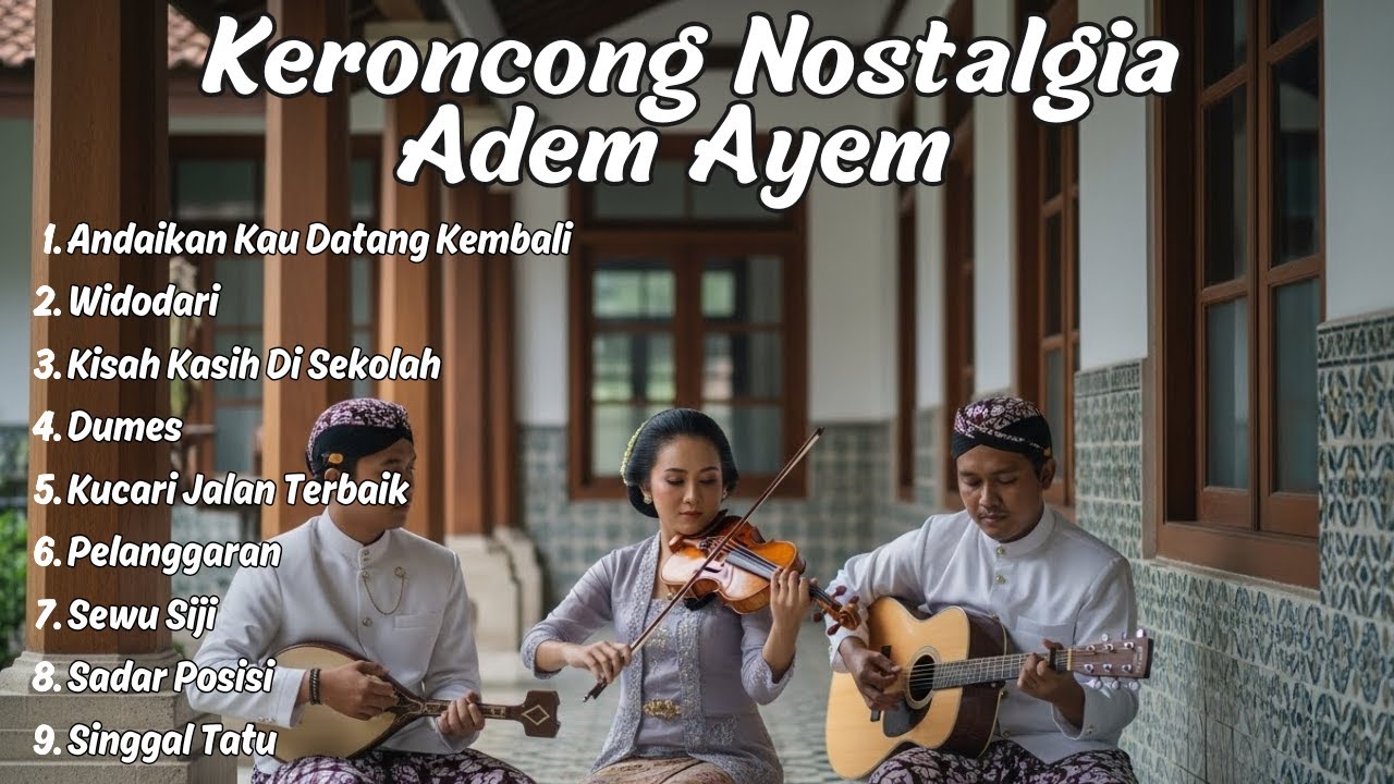 Full Album Keroncong Nostalgia | Lagu Legendaris Indonesia