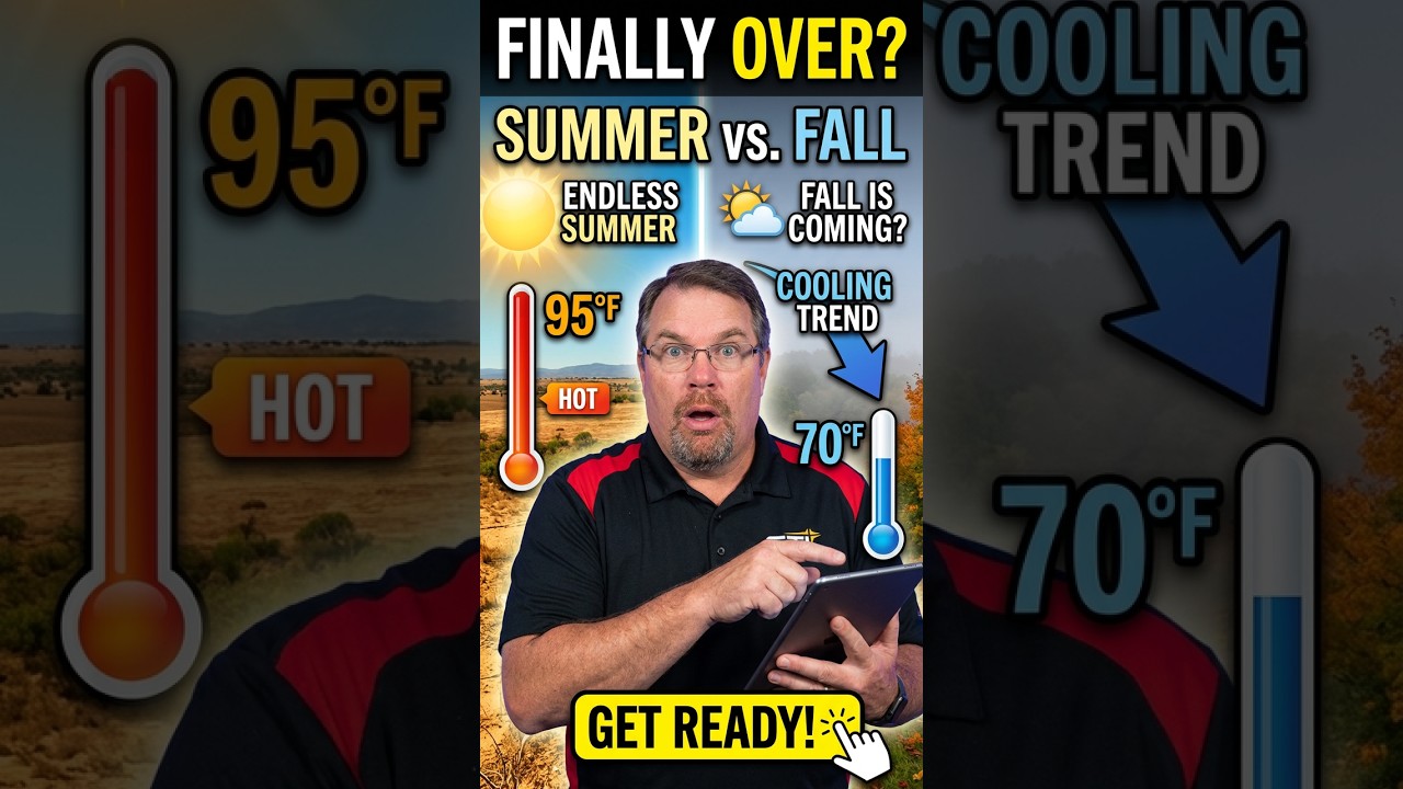 Is this the end of summer in Georgia? ☀️📉 #georgia #weather #fall