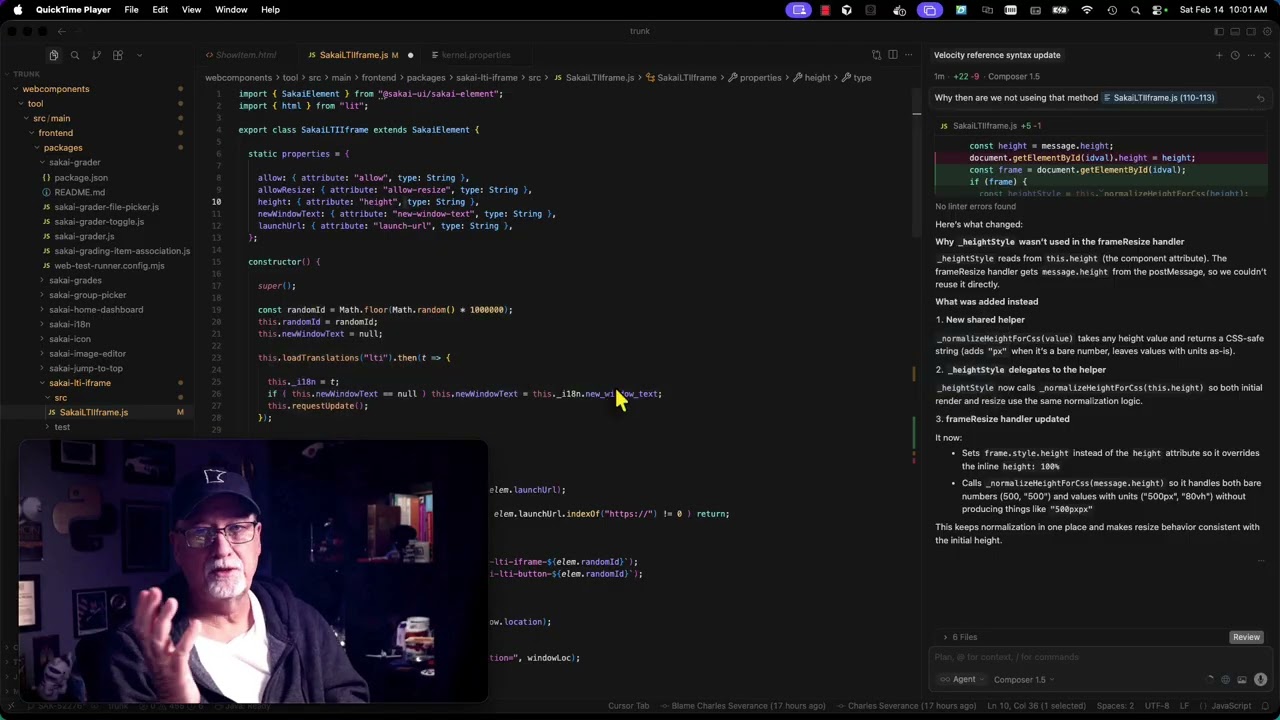 AI Coding: Поддержка iFrame в Sakai для обеспечения доступа к локальной сети (SAK-52276)