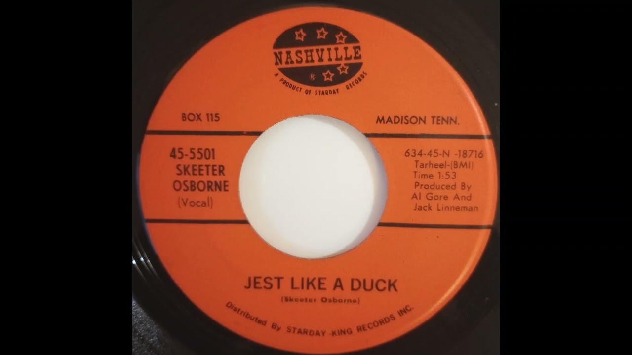 Skeeter Osborne - Jest Like A Duck - Nashville Starday Records