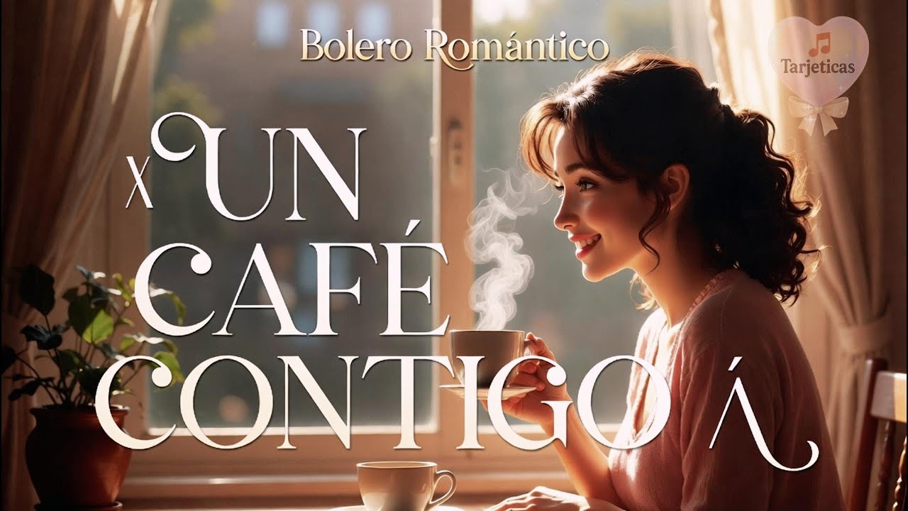 🎵 Un caf&eacute; contigo💖/Bolero rom&aacute;ntico ac&uacute;stico para dedicar