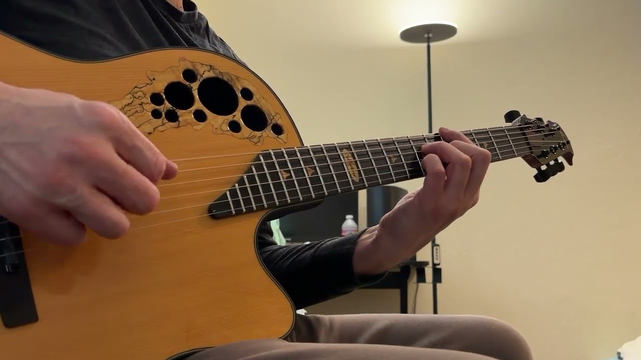 Ovation 2007 Collectors series quick demo. Direct sound OP-Pro VIP5