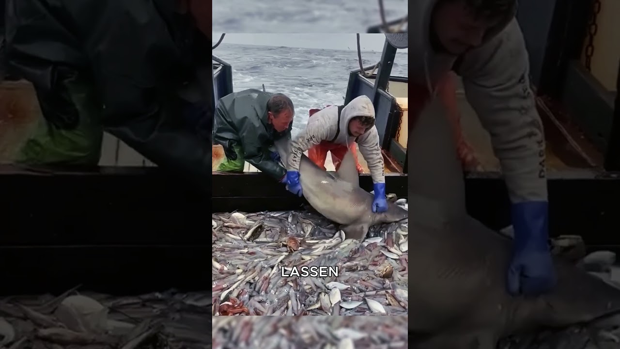 🚤 Ein unerwarteter Gast auf dem Fischerboot! 🎣 #tiere #shorts