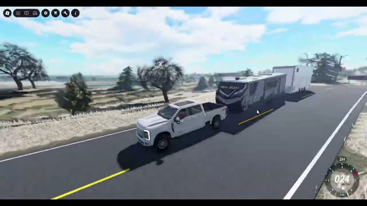 Going camping in Roblox APM.