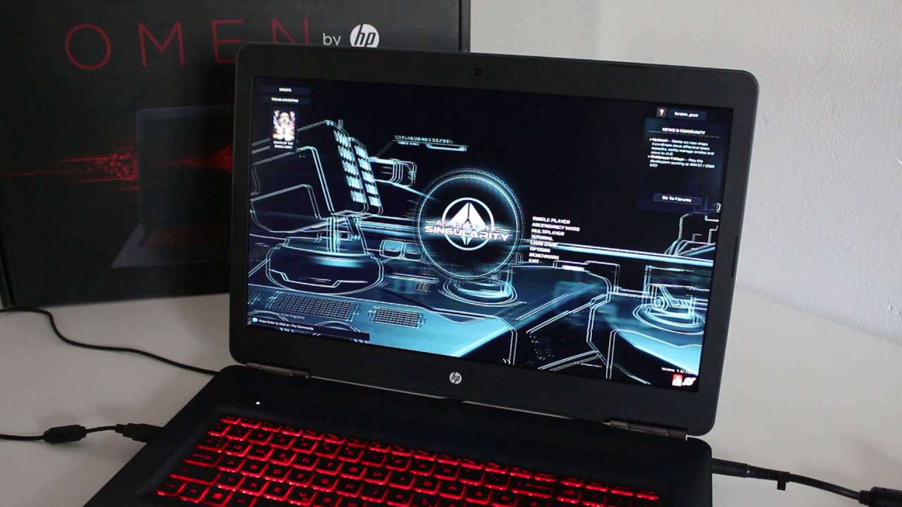 HP Omen 17 G-Sync gameplay