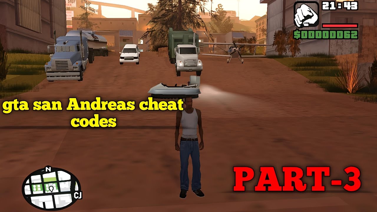 GTA SAN ANDREAS CHEAT CODES PART-3.........