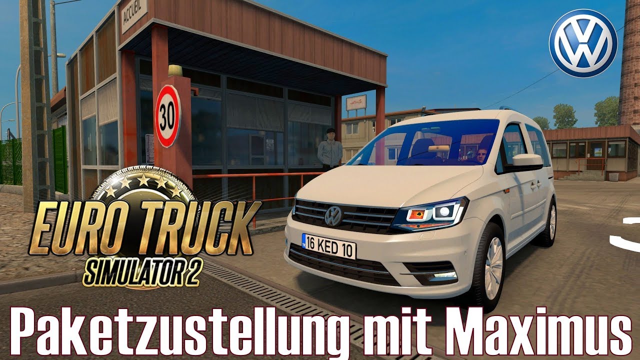 ETS2 VW Caddy ★ Paketzustellung mit Maximus ★ #417 Euro-Tour [Deutsch/HD]