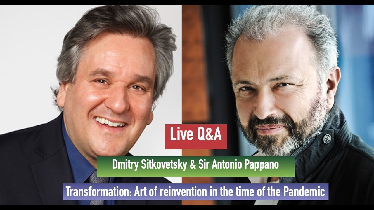 LIVE Q and A: Dmitry Sitkovetsky & Sir Antonio Pappano (unedited)
