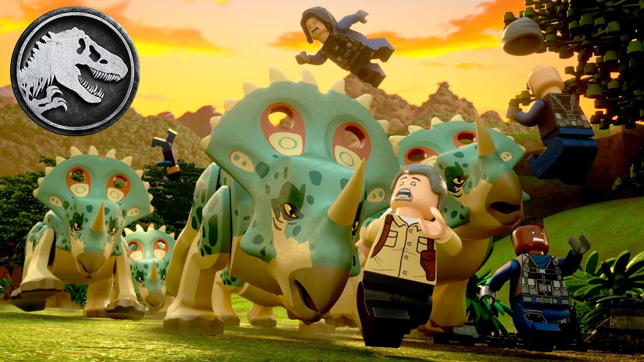 DINOSAURIER-STAMPEDE! Dschungelrettung | LEGO JURASSIC WORLD: DIE LEGENDE DER INSEL NUBLAR