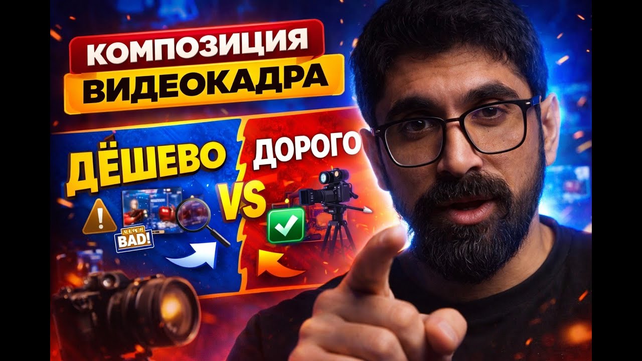 Композиция в видео: 90% ошибок новичков