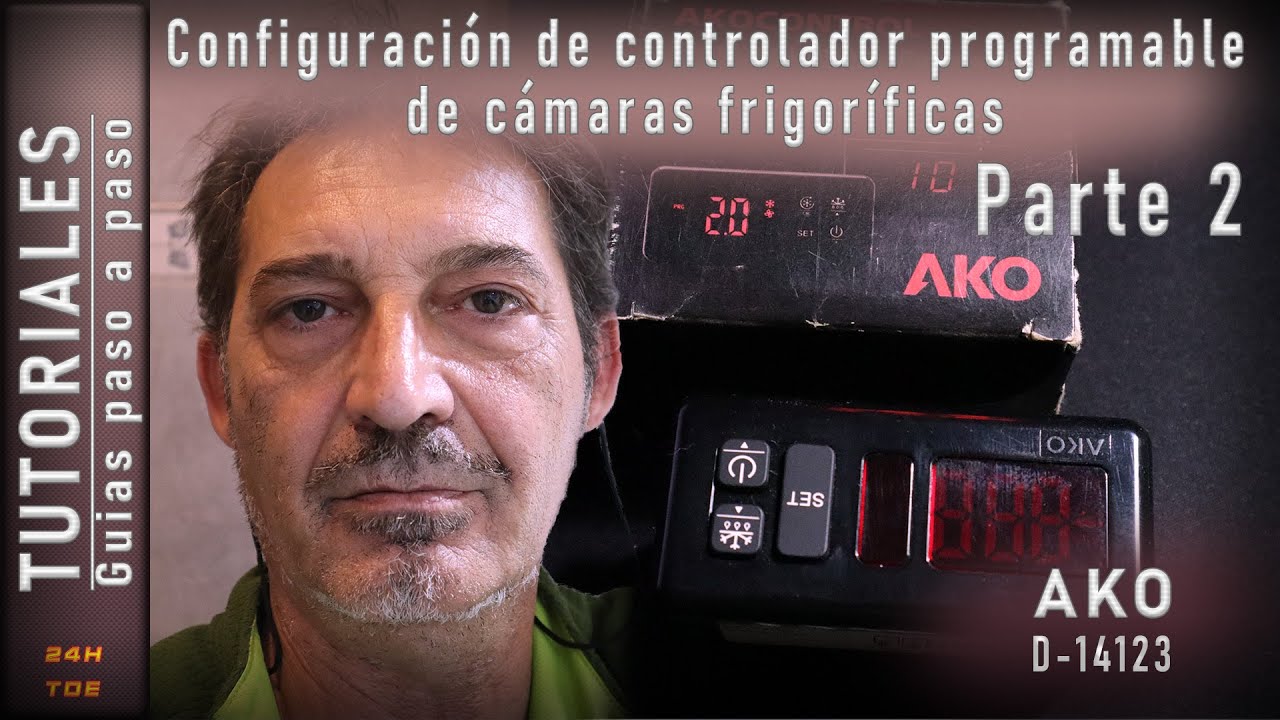 Aprende como funciona y a programar un controlador de camaras frigoríficas, neveras y congeladores 2