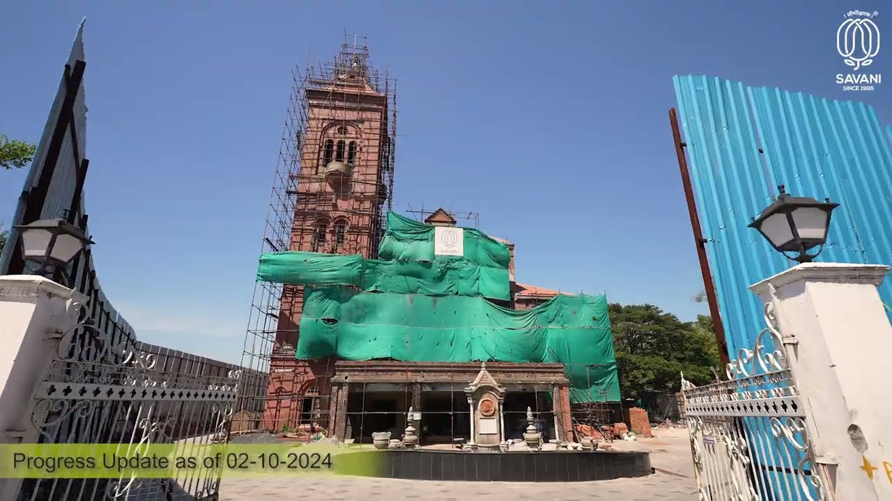 Victoria Public Hall Chennai Progress | Updated | 2024 | Savani Heritage Conservation Pvt. Ltd.