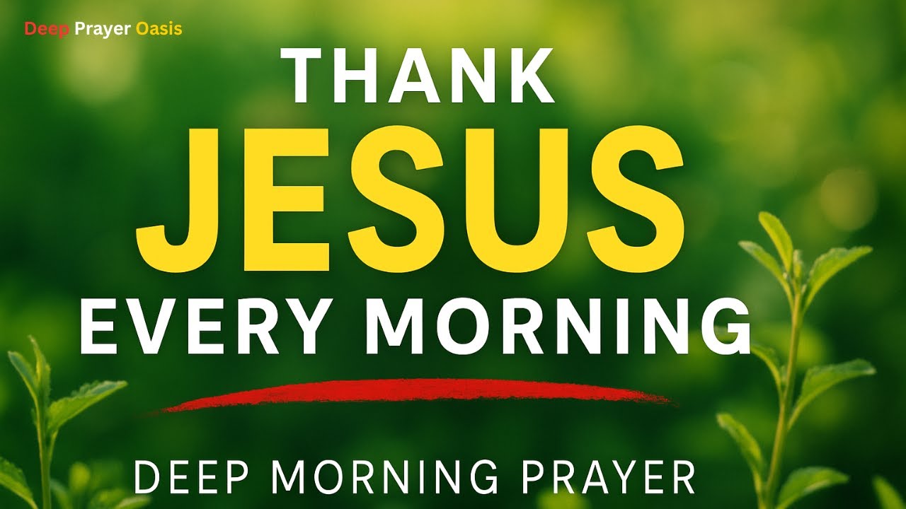 Jesus, Fill My Heart With Gratitude | Deep Morning Prayer