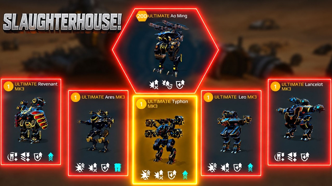 The battlefield turned into a slaughterhouse! War Robots Gameplay 🤖