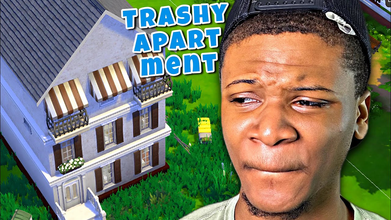 RENOVATING A TRASHY APARTMENT BUILDING -The Sims 4
