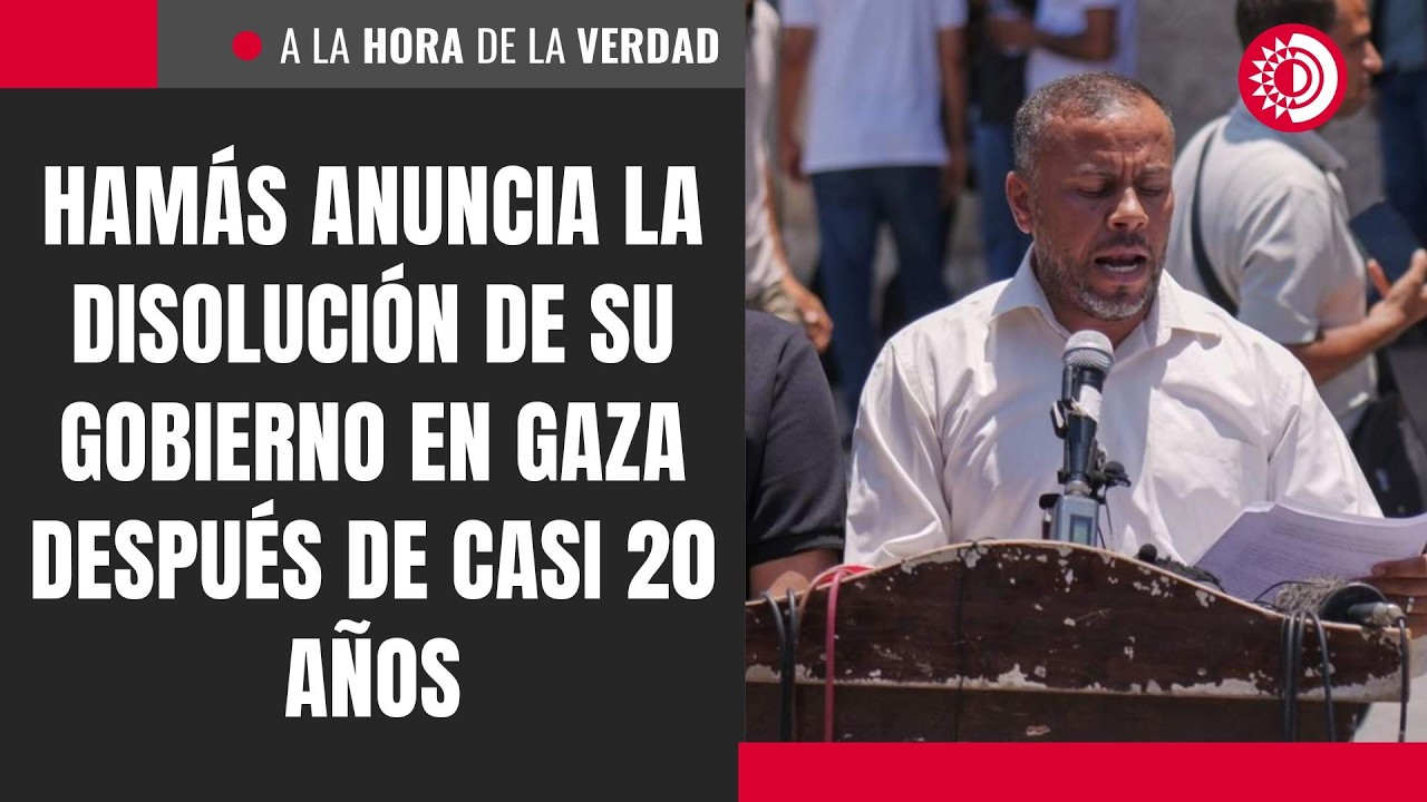 Ham&aacute;s anuncia la disoluci&oacute;n de su gobierno en Gaza despu&eacute;s de casi 20 a&ntilde;os