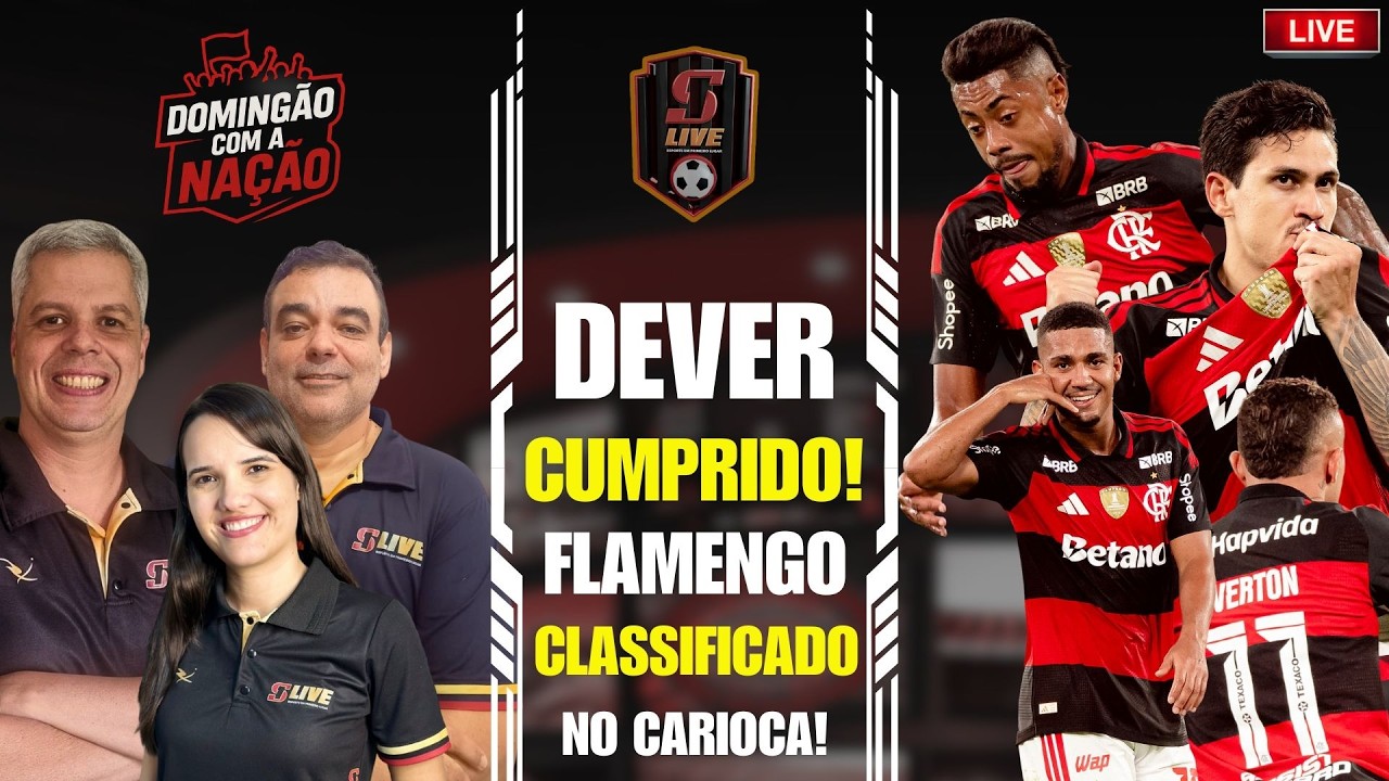 FLA FAZ O DEVER DE CASA, APLICA GOLEADA E SE CLASSIFICA! VITÓRIA PARA DÁ MORAL!