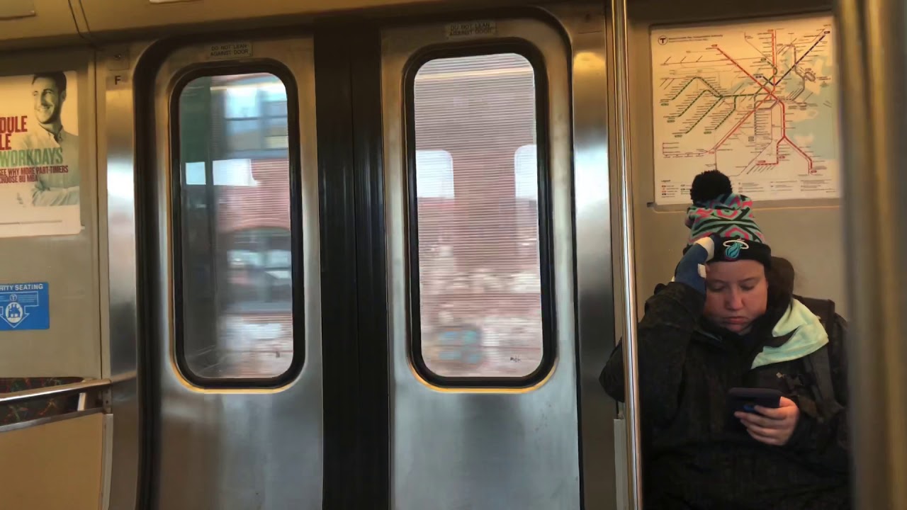 A Ride on MBTA Red Line from Downtown Crossing to Quincy Center