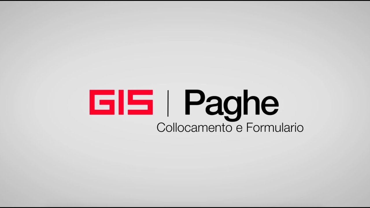 GIS Paghe - Collocamento e Formulario