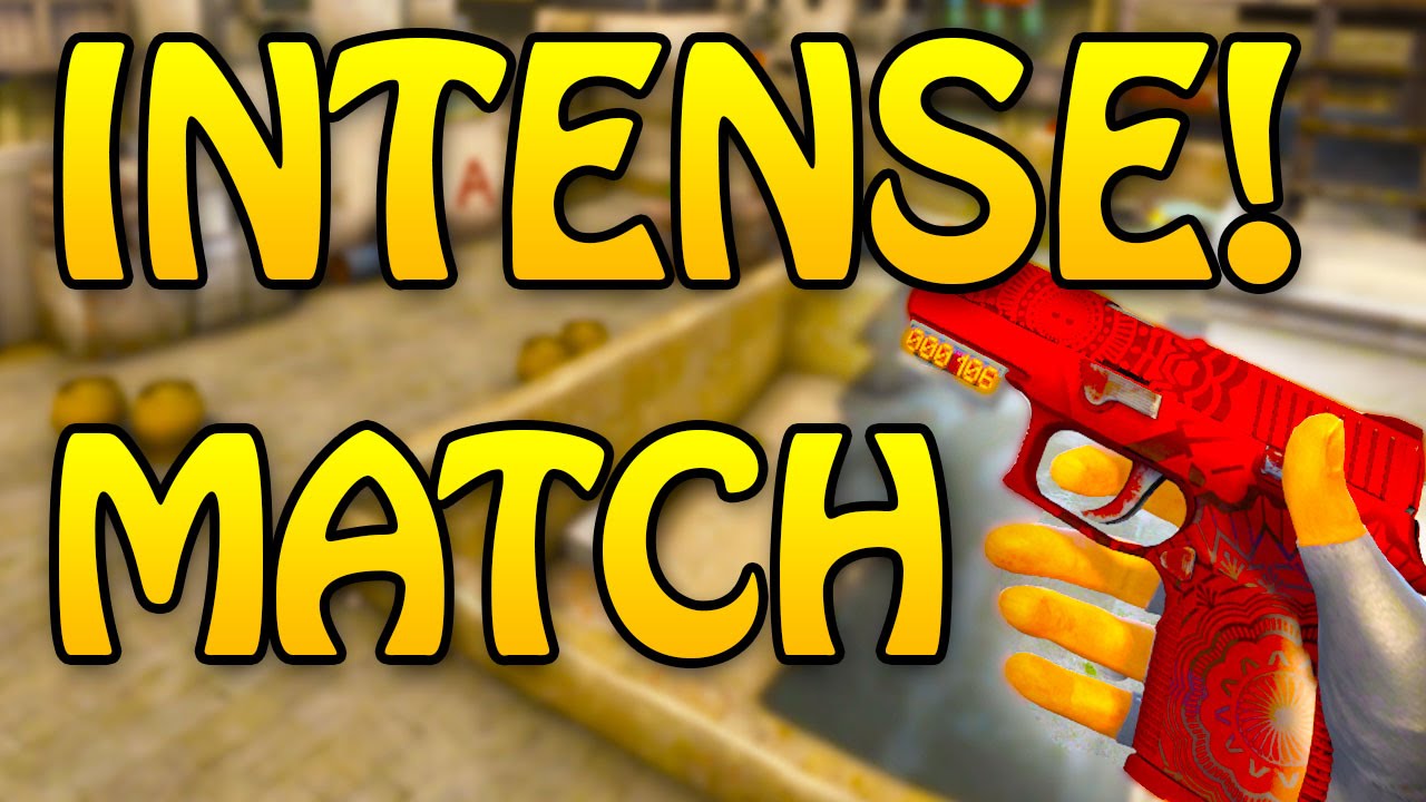 INTENSE MATCH - CS GO Matchmaking (Gold Nova 3 Competitive)