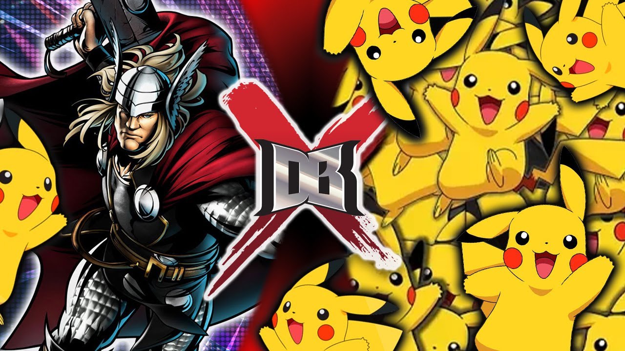 Thor VS 100 Pikachu | DBX