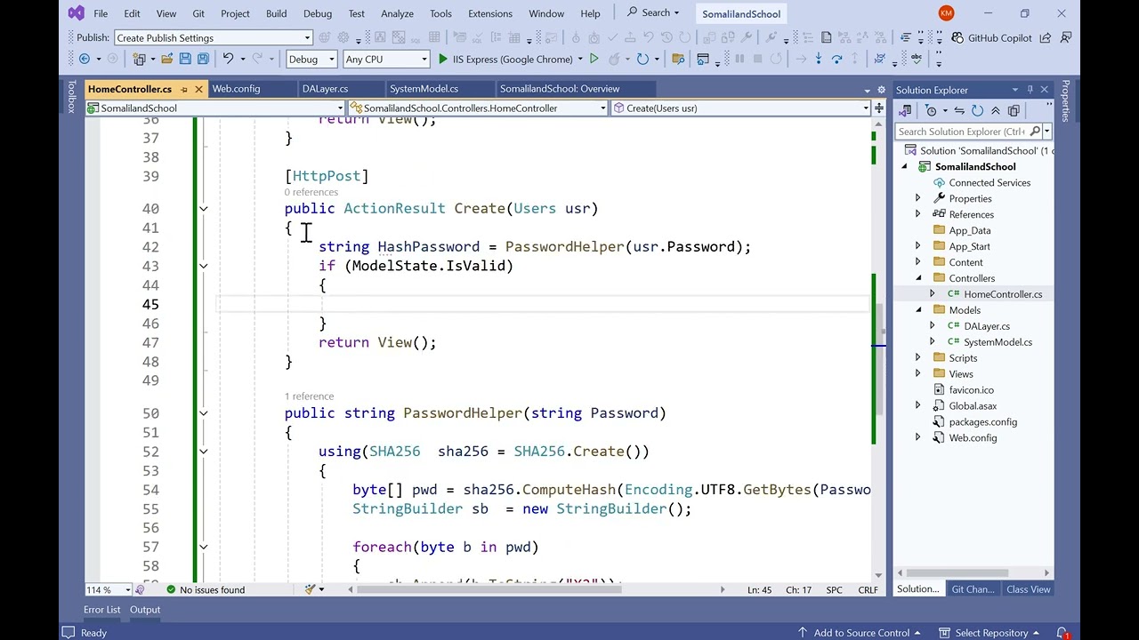 Part 11: Register User Details with Encrypted Passwords