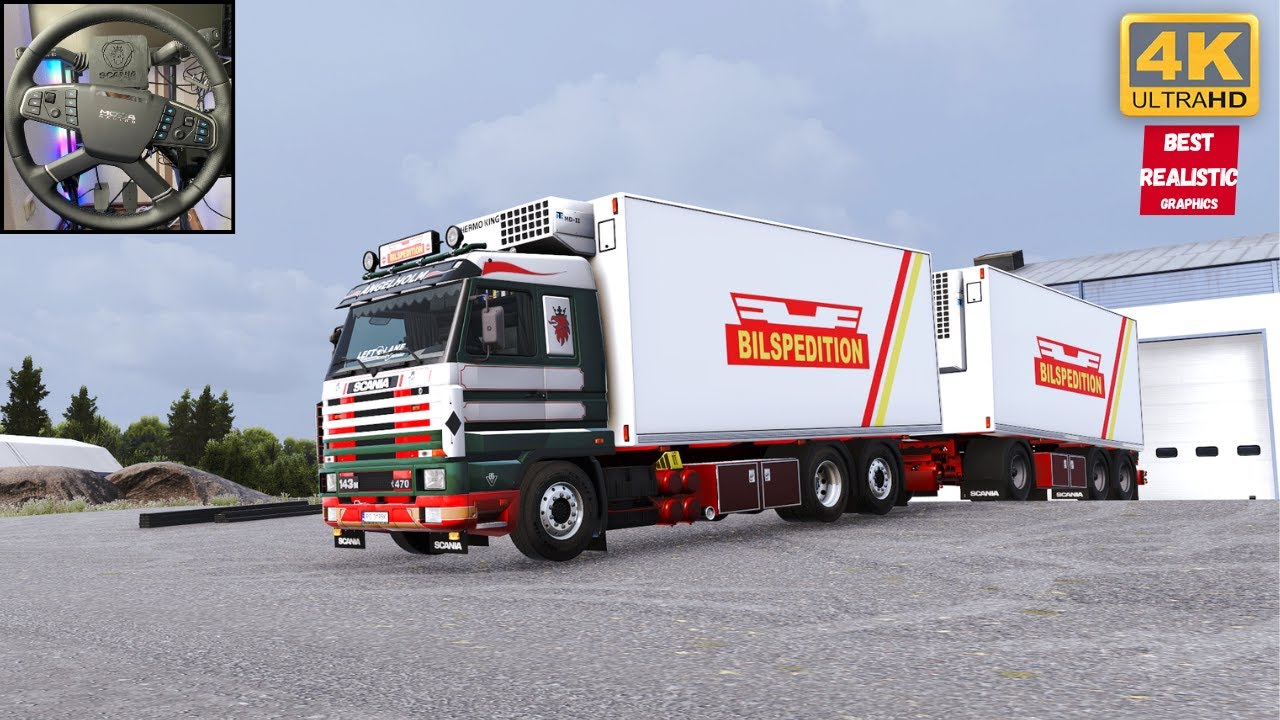 Scania 143M V8 Realistic Driving on Nordic Horizons #moza #truck #realistic #driving