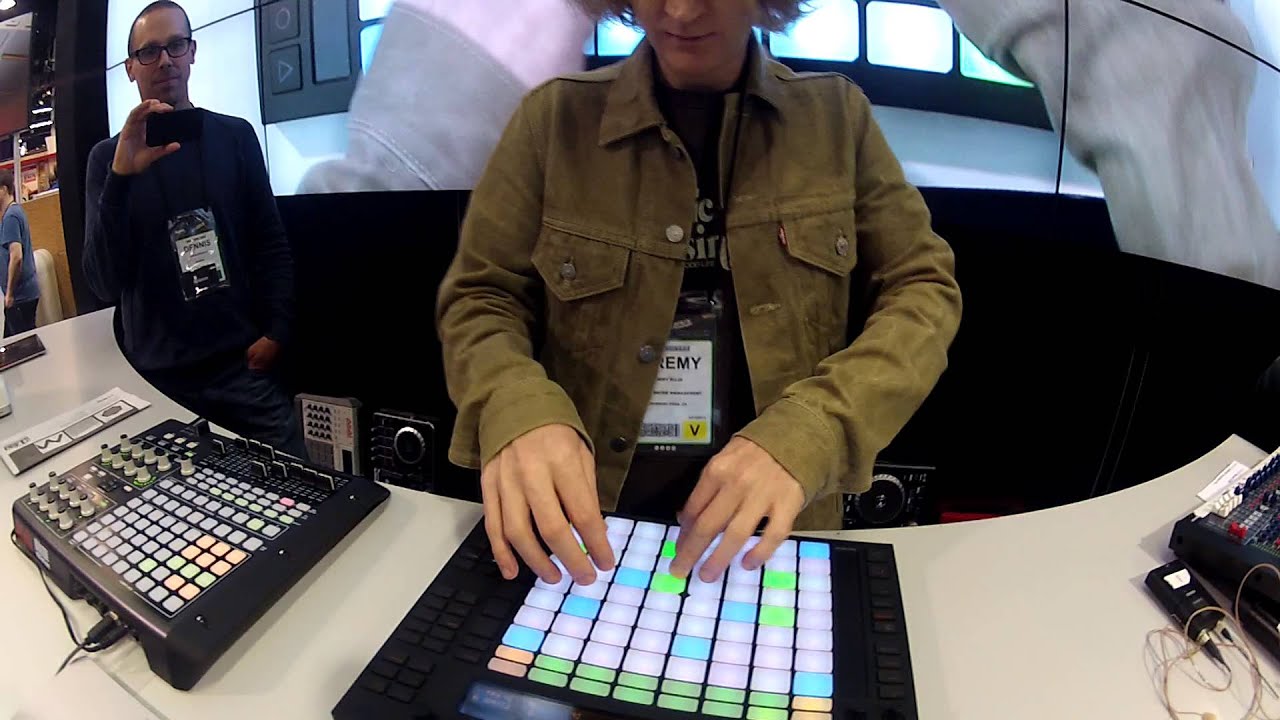 Jeremy Ellis on Ableton Push at NAMM 2013