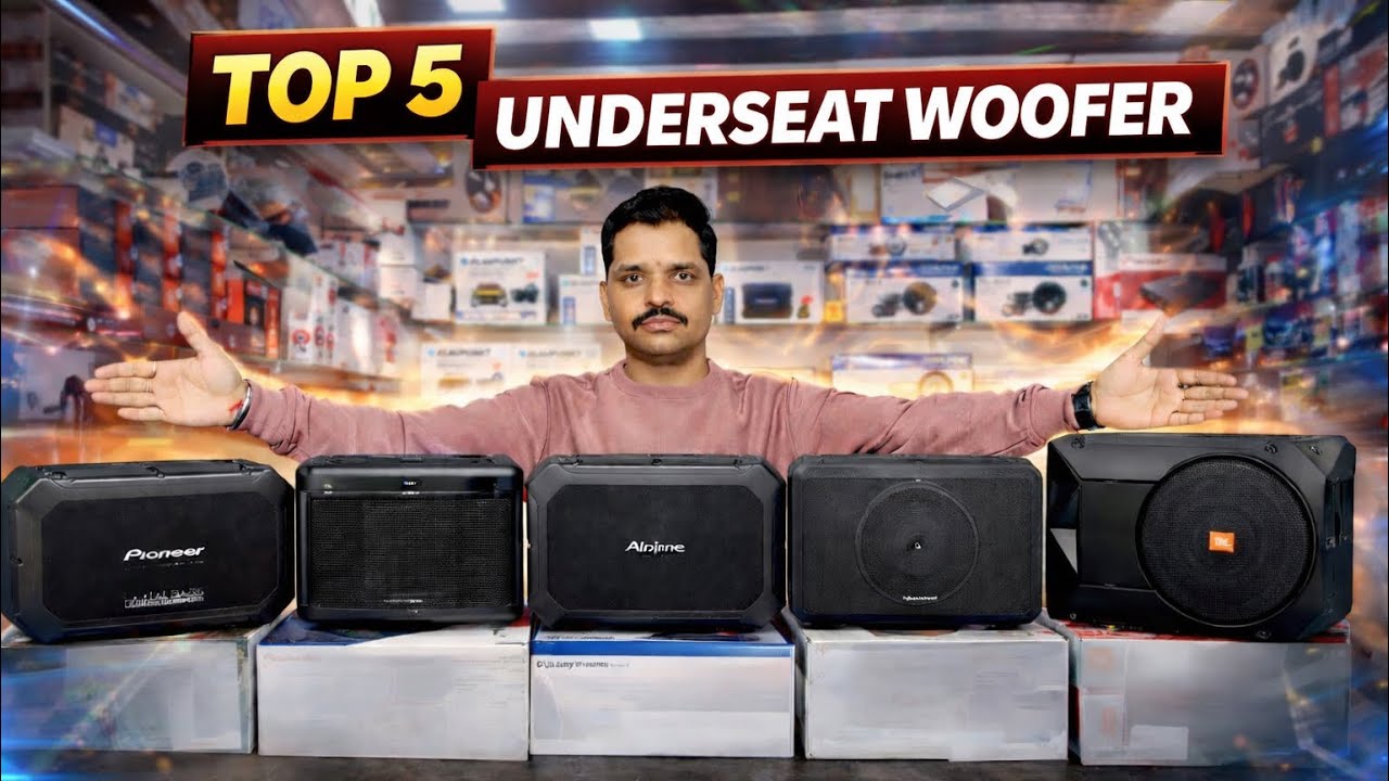 Top 5 Best Underseat Woofer 2026 🔥 With Price | Best Car Bass in India | Budget to Premium