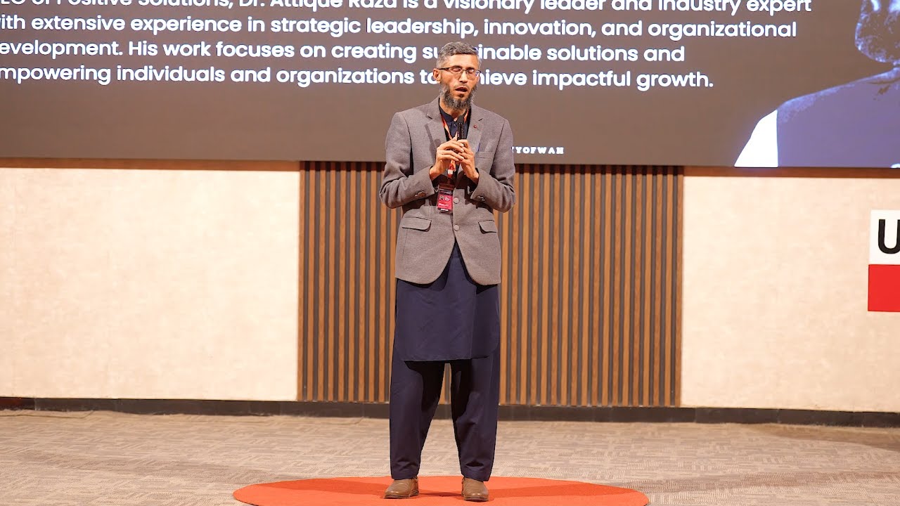 Youth Challenges in the AI Era | Dr. Attique Raza | TEDxUniversity of Wah
