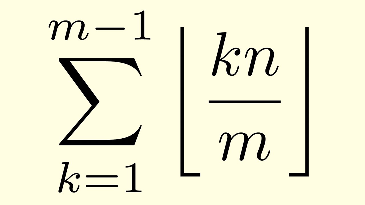 A Tricky Sum to Evaluate