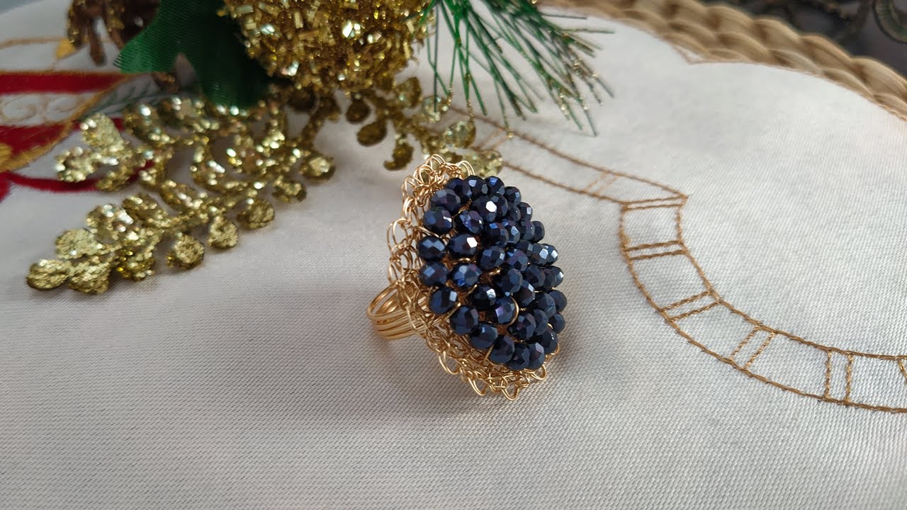 Cómo hacer sortija redonda o anillo 💍