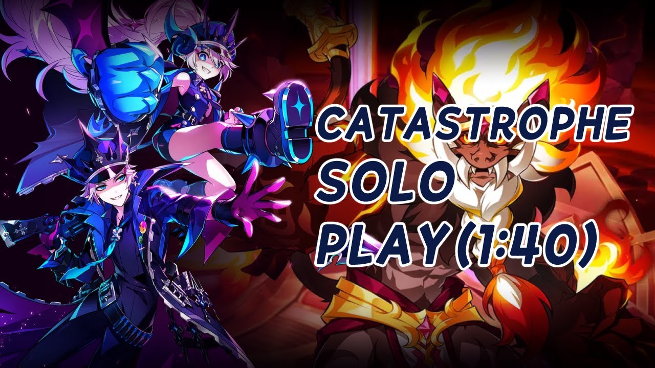 [Elsword KR/엘소드] 카타스트로피 마그마의 숨결 솔플 (1:40) / Catastrophe 23-1 Breath of Magma Solo Play (1:40)
