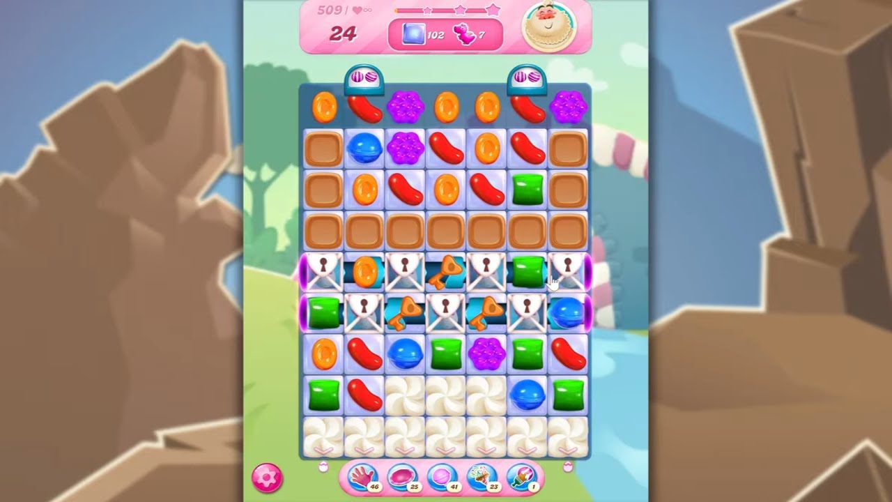Candy Crush Saga LEVEL 509 NO BOOSTERS (new version)🐟☑️