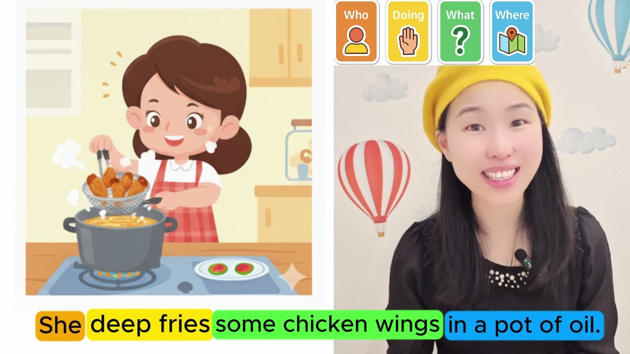 How to form sentences using colourful semantics