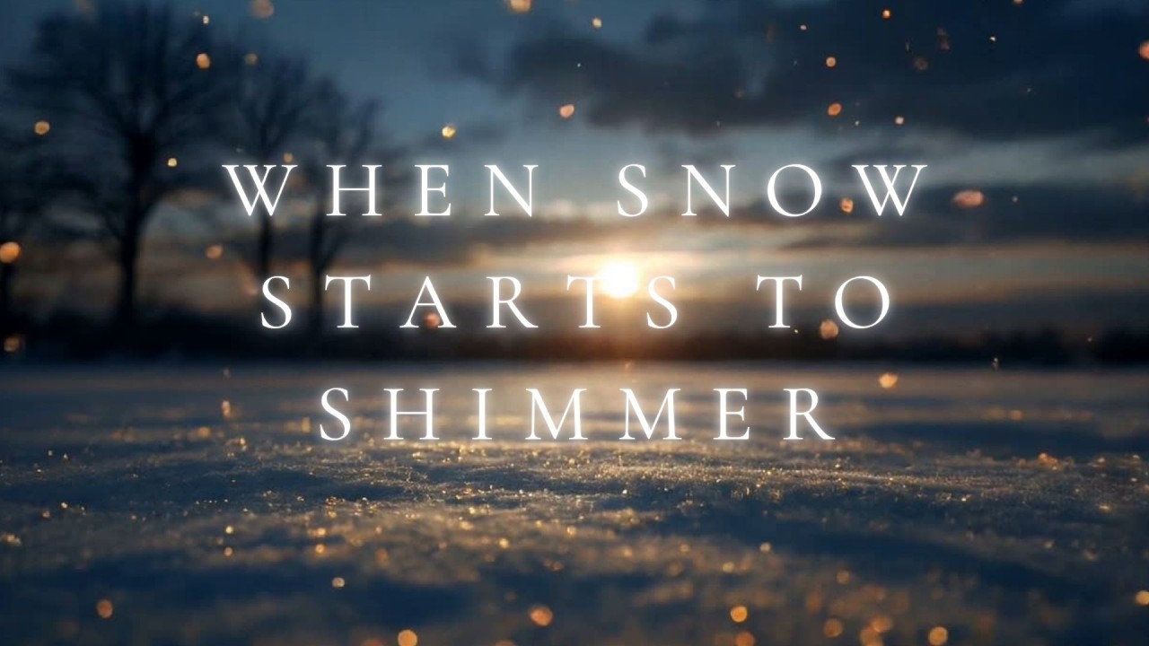 When Snow Starts to Shimmer❄️ 5 Hours of Ambient Music with Soft White Noise
