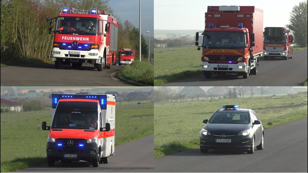 [Feuer in Labor] Großübung der Feuerwehren aus dem Landkreis Alzey-Worms