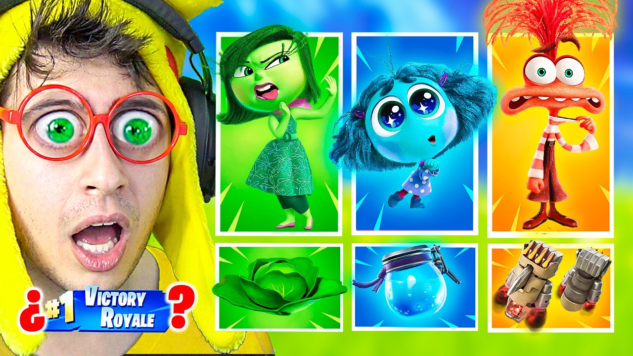 Random Skin INSIDE OUT 2 en FORTNITE 🔥💎⚡🤢