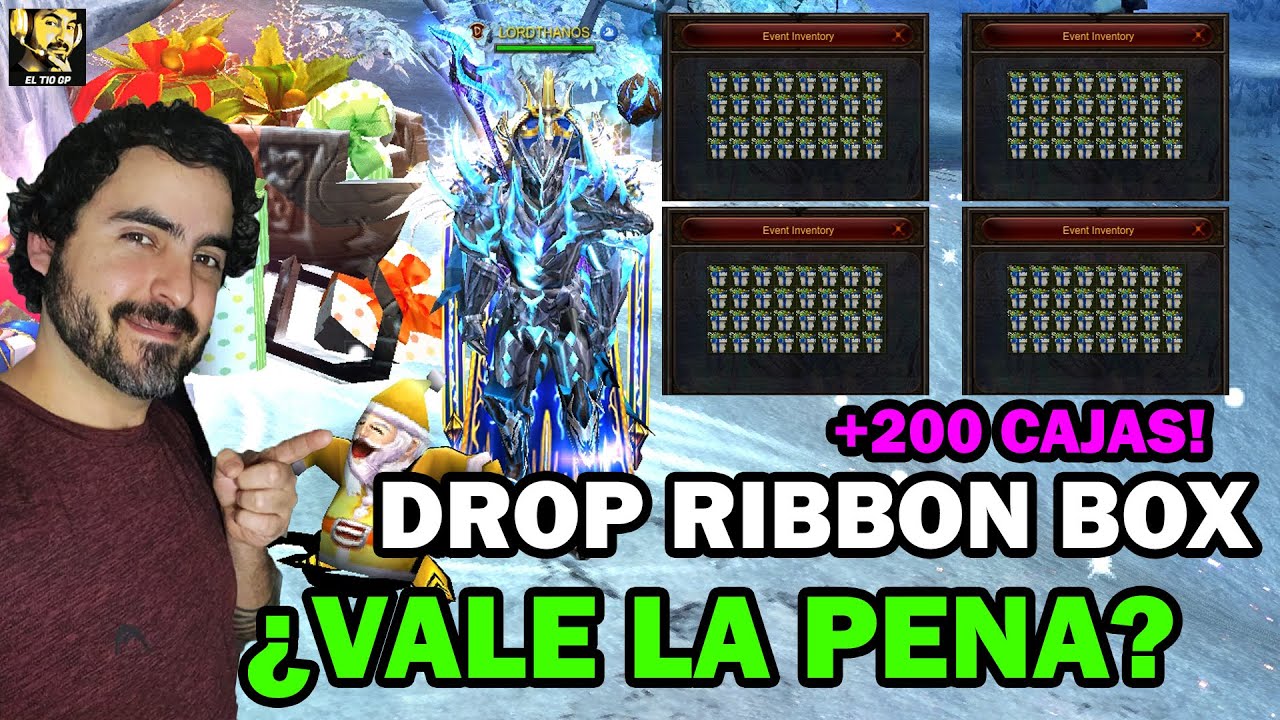 RIBBON BOX EVENT DROP DE 200 CAJAS A MÁS ¿VALE LA PENA?🤔🎅l Mu online S20.1.3
