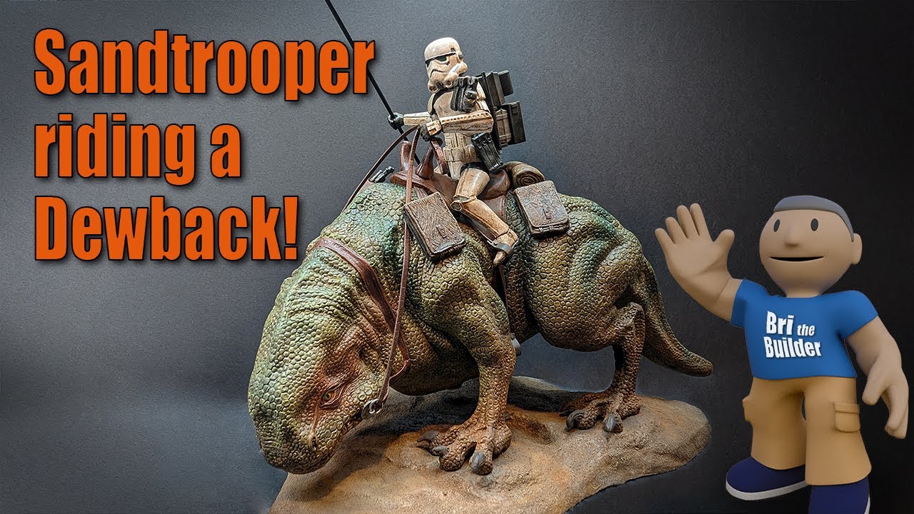 Build, Paint and Weather a Sandtrooper riding a Dewback!