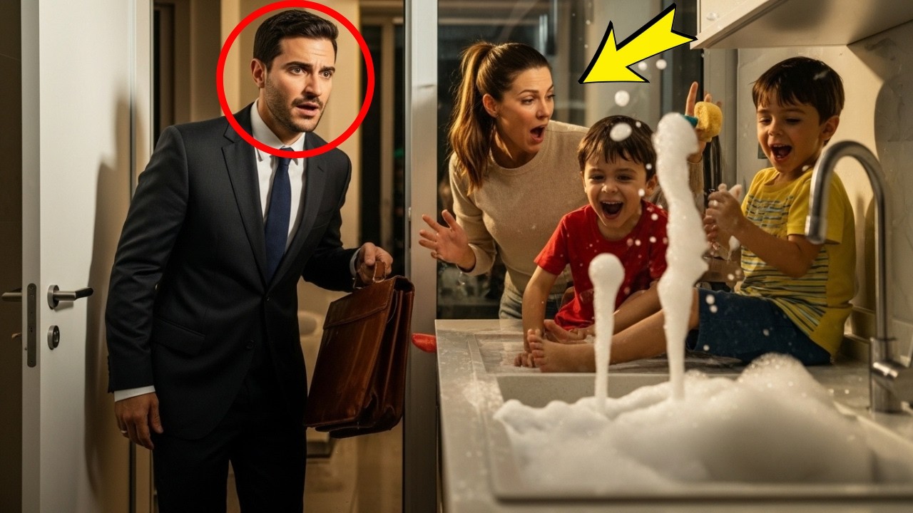 Milionário chegou mais cedo em casa… e se EMOCIONOU ao ver o que a empregada fazia com seus GÊMEOS
