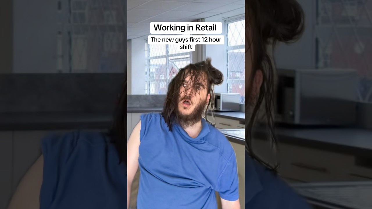 The new guys first 12 hour shift | Retail Life #retail #shorts