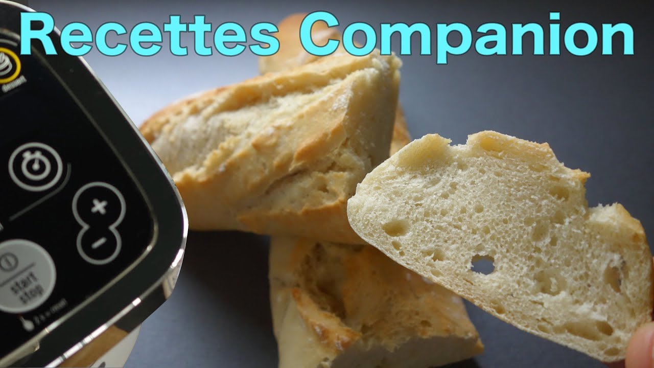 Baguettes moelleuses - Brice RC Recettes Companion