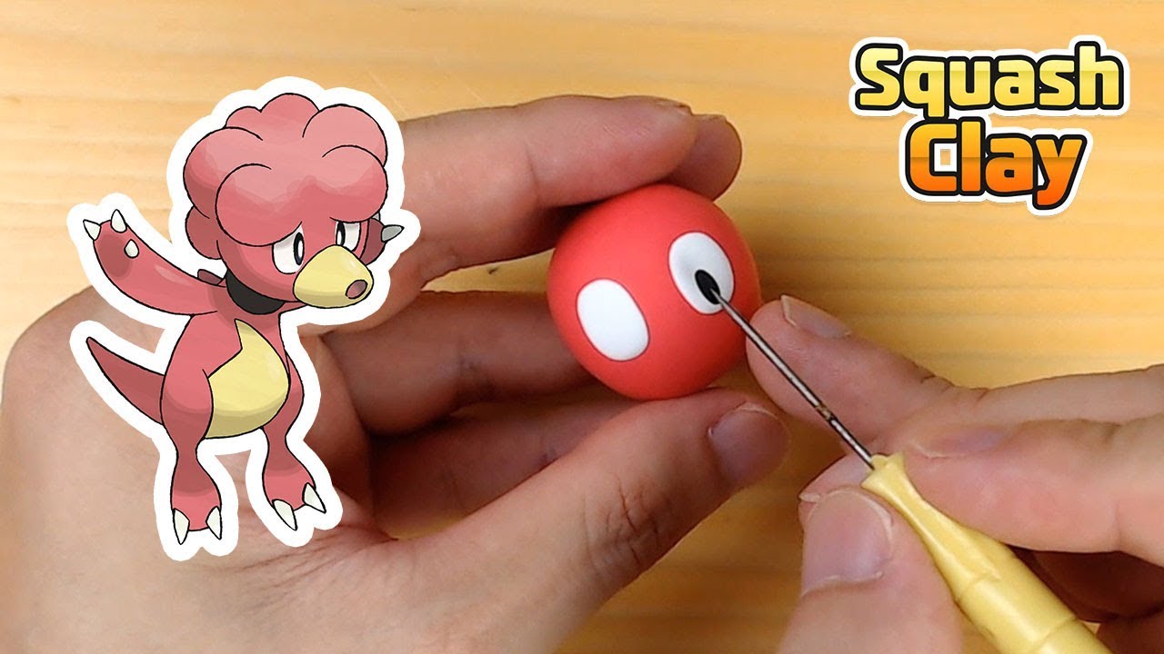 Sculpting Magby Fire-type baby Pokémon Clay art
