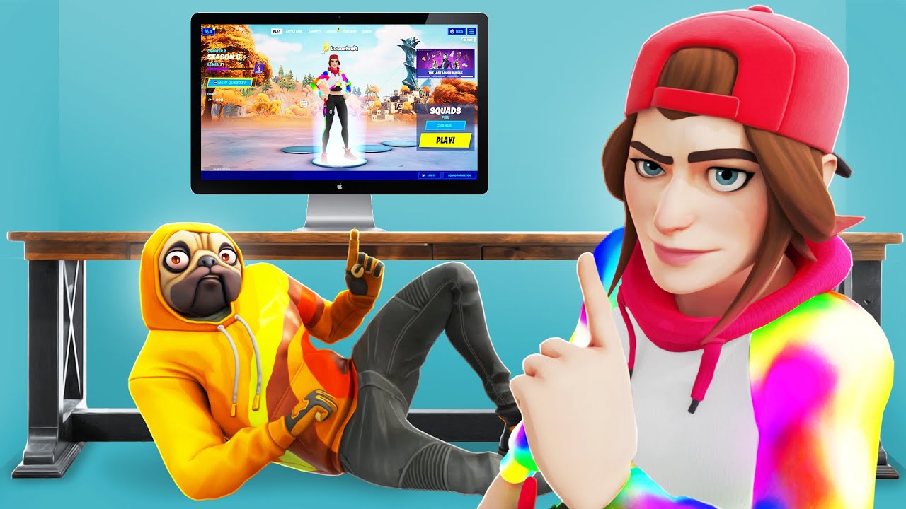 tricking my live stream to think im a pro fortnite player...