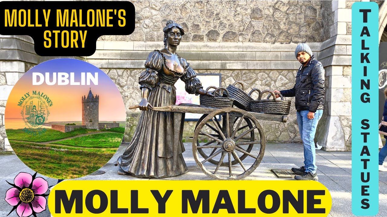 Talking statue of Molly Malone | The story of Molly Malone | Molly Malone statue Dublin #dublin
