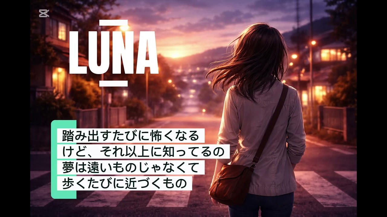 #やさしい夜に#夢をこえて#LUNA#大切な人へ#夜に聴いてほしい