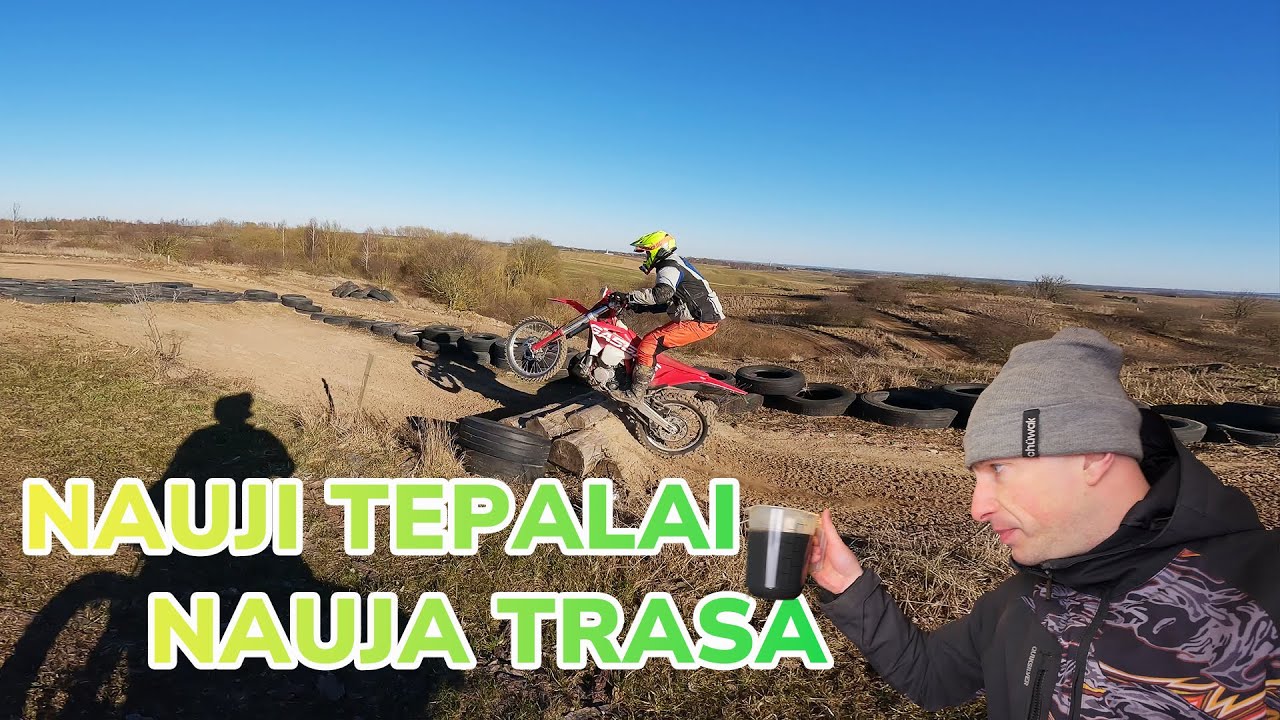 Keičiu tepalus ir testuojam Kalvarijos Enduro trasą