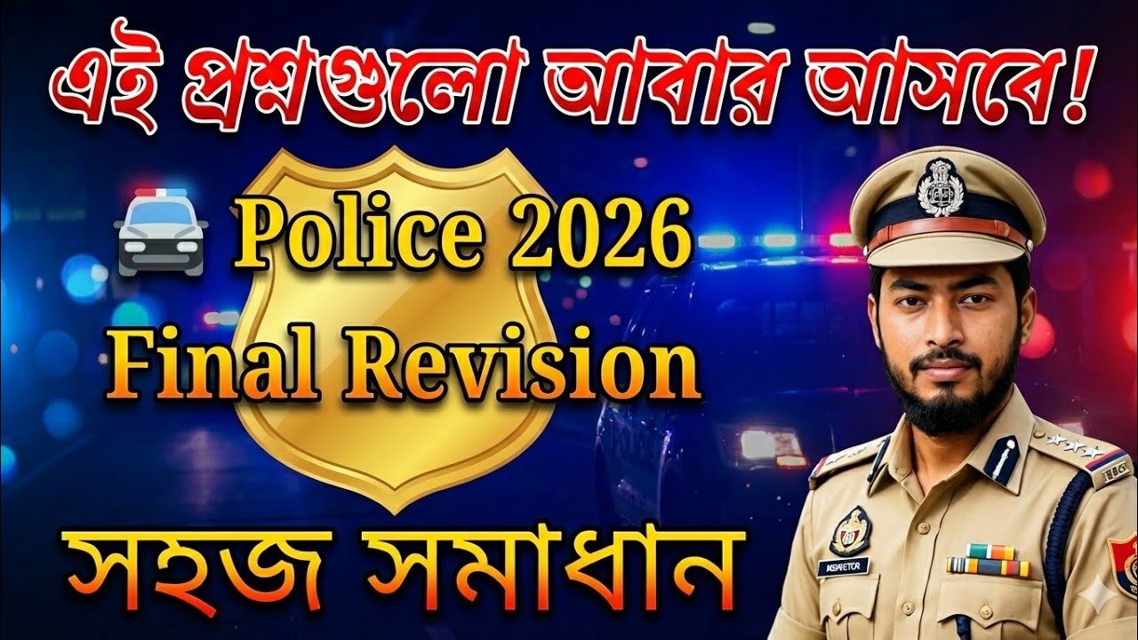 Police Constable 2026 | আগের বছরের আসল প্রশ্নের সহজ সমাধান 😱 | 100% কমন টার্গেট | Rohan Khan 
