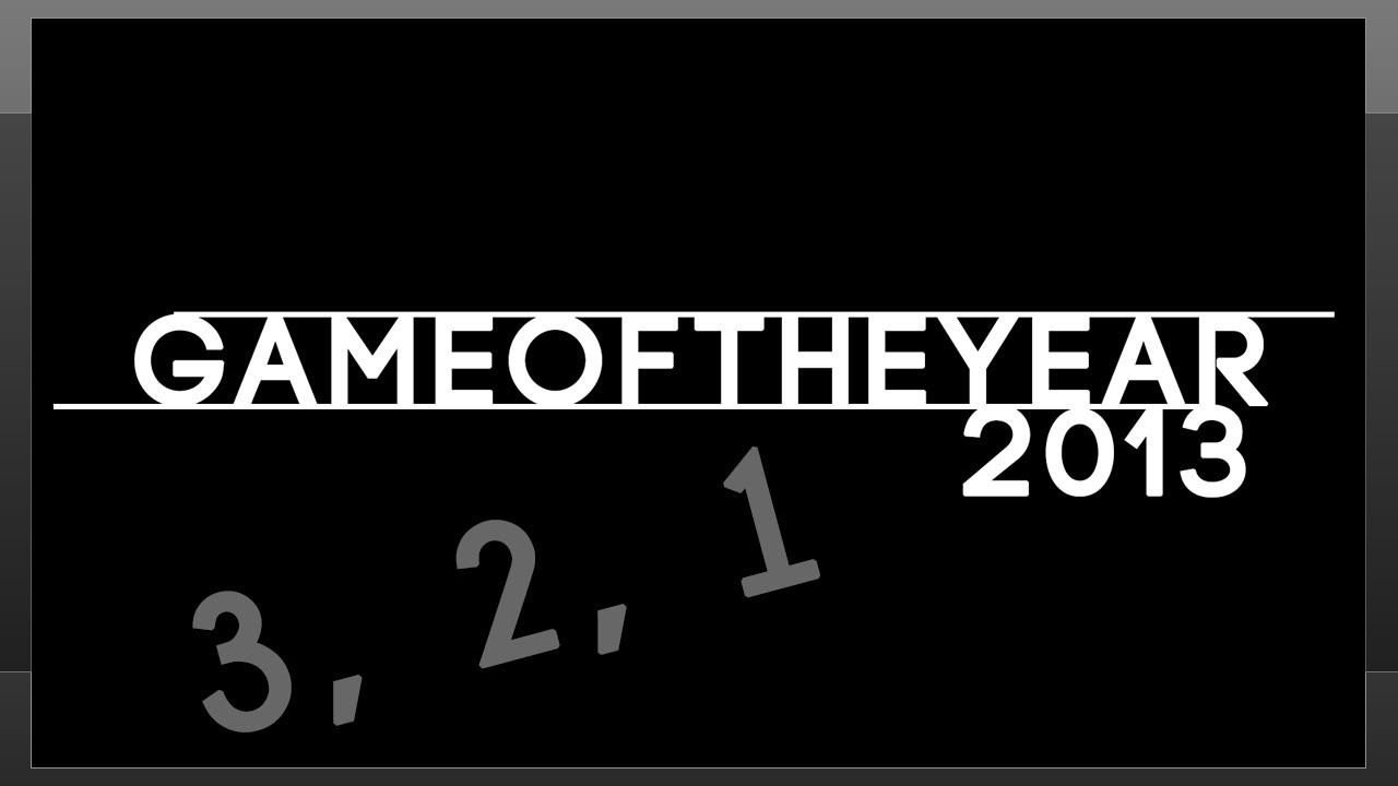 Game of the Year 2013 | 3, 2, 1 | VG247.com